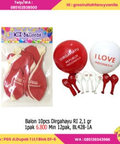 Balon 10pcs Dirgahayu RI 2,1gr