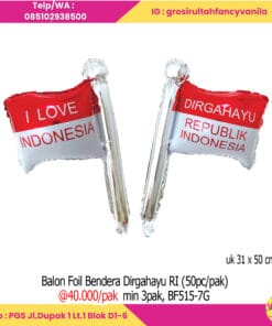 Balon Foil Bendera Dirgahayu RI