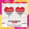 Balon Foil Love Dirgahayu 13” 5pc