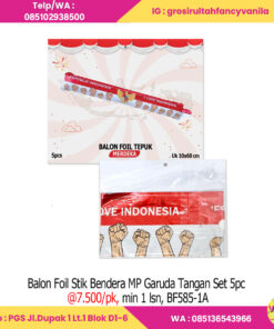 Balon Foil Stik Bendera MP Garuda Tangan