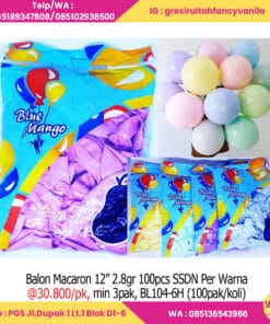 Balon Macaron 12” 2,8gr 100pcs SSDN Per Warna