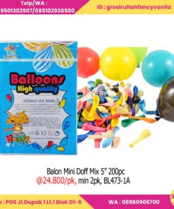 Balon Mini Doff 5inch Mix