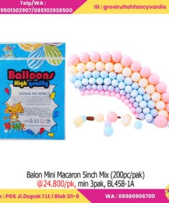Balon Mini Macaron 5inch Mix (200pc pak)