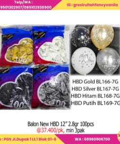 Balon New HBD 12” 2,8gr 100pcs