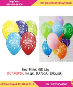 Balon Printed HBD 3
