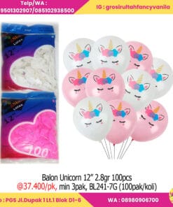 Balon Unicorn 12” 2,8gr 100pcs