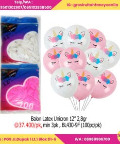 Balon Unicorn 12” 2,8gr 100pcs