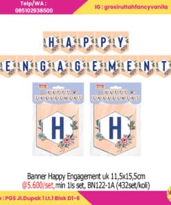 Banner Happy Engagement uk 11,5x15,5cm