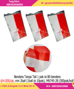 Bendera Tanpa Tali 1 pak isi 80 bendera