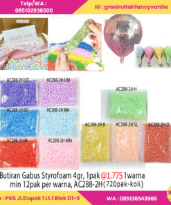 Butiran Gabus Styrofoam 4gram 1pak 1warna