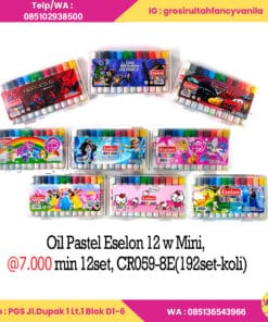 Oil Pastel Eselon 12 Warna Mini
