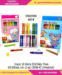 Crayon 18 Warna Baby Three