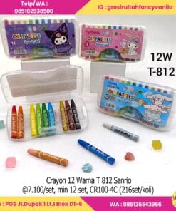 Crayon 12 Warna Sanrio