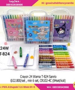 Crayon 24 Warna Sanrio