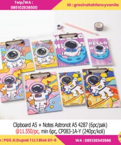 Clipboard A5 + Notes Astronot A5 4287