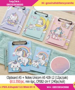 Clipboard A5 + Notes Unicorn A5 428-12