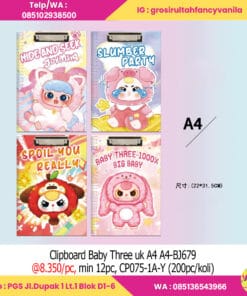 Clipboard Baby Three uk A4