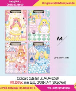 Clipboard Cute Girl uk A4