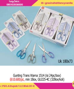Gunting Trans Warna isi 24 pcs/box