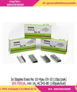 Isi Staples Exsis No 10 Hijau EX-10