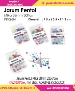 Jarum Pentul Mika 38mm 20pk/box