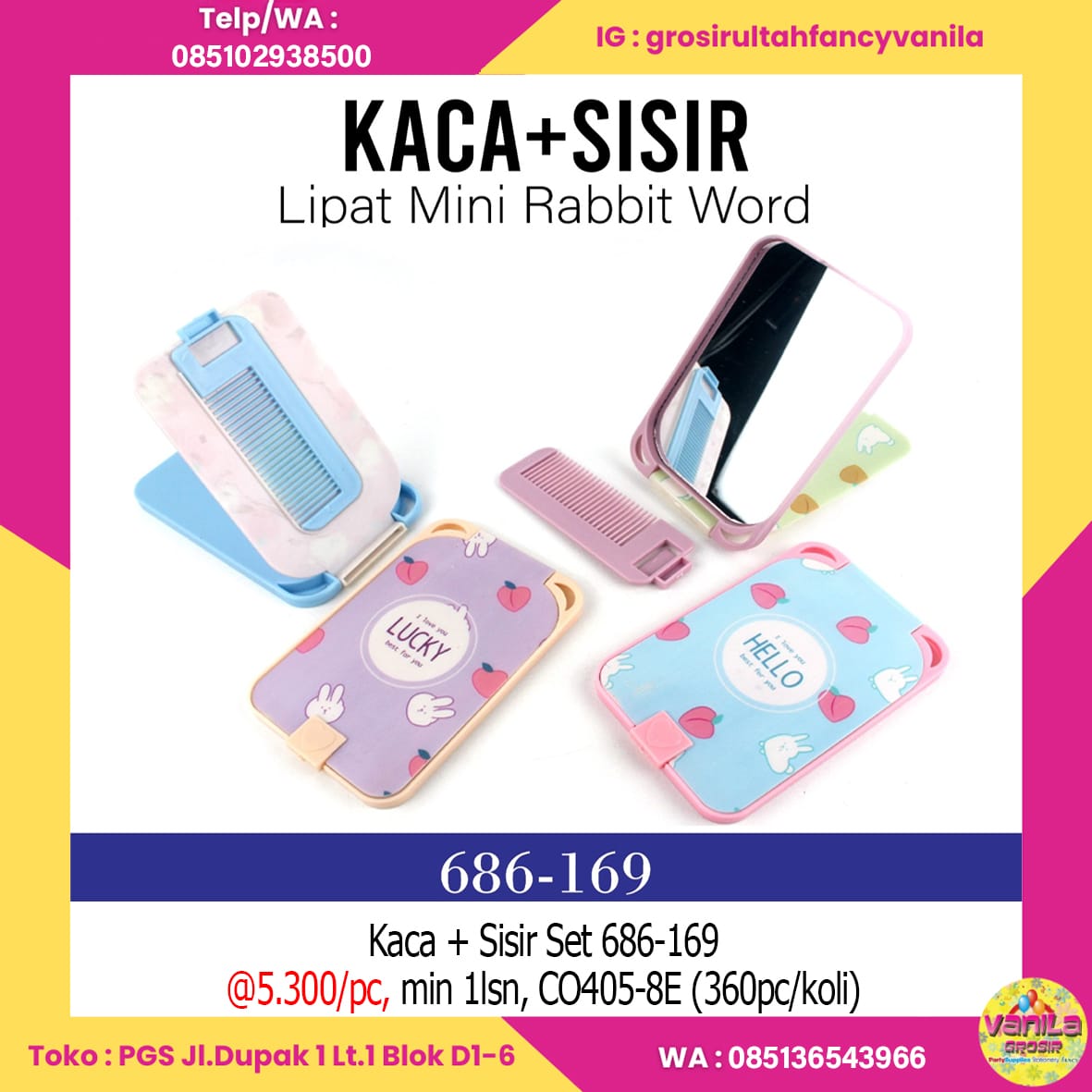 Kaca + Sisir Set 686-169