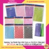 Kantong Tas Plastik Opp Ultah Garis uk 22x32cm