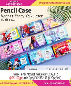 Kotak Pansil Magnet Kalkulator