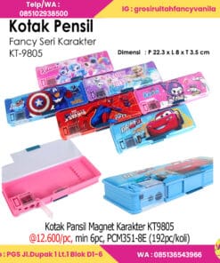Kotak Pansil Magnet Karakter