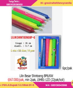Lilin Besar Shintoeng BP6 6pc/pak