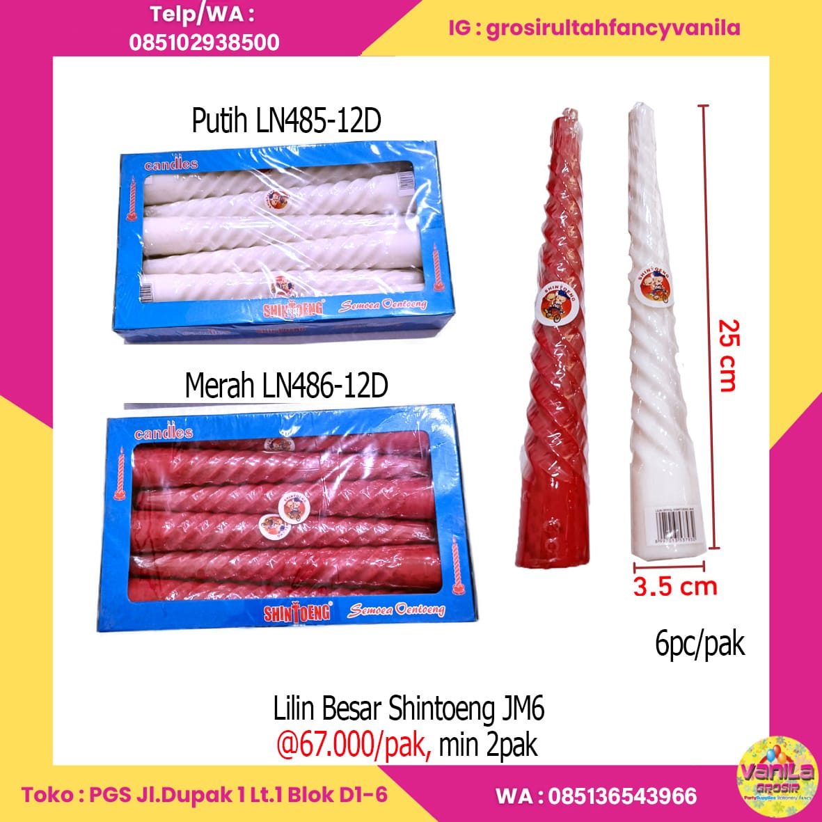 Lilin Besar Shintoeng JM6