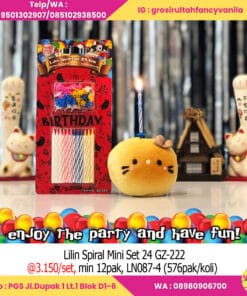 Lilin Spiral Mini Set 24 GZ-222