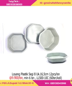 Loyang Plastik Segi 8 Uk.16,5cm