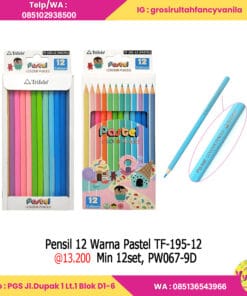 Pensil 12 Warna Pastel