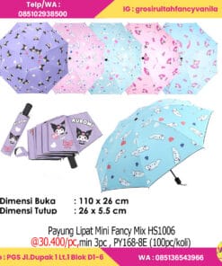 Payung Lipat Mini Fancy Mix
