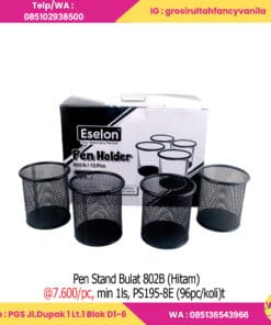 Pen Stand Bulat 802B (Hitam) 6600