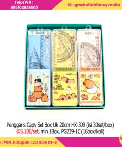 Penggaris Capy Set Box Uk 20cm isi 30 set/box