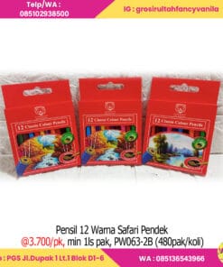 Pensil 12 Warna Safari Pendek