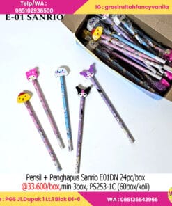 Pensil + Penghapus Sanrio E01DN 24pc