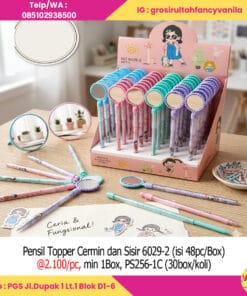 Pensil Topper Cermin dan Sisir isi 48 pc/box
