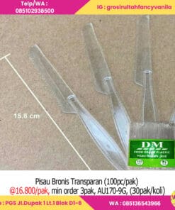 Pisau Bronis Transparan uk 15,8cm 100pc/ball