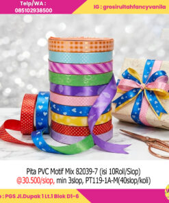 Pita PVC Motif Mix warna isi 10Roll/Slop