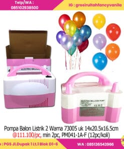 Pompa Balon Listrik 2 Warna uk 14x20,5x16,5cm
