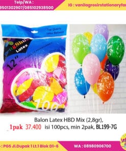 Balon Latex HBD Mix (2,8gr)