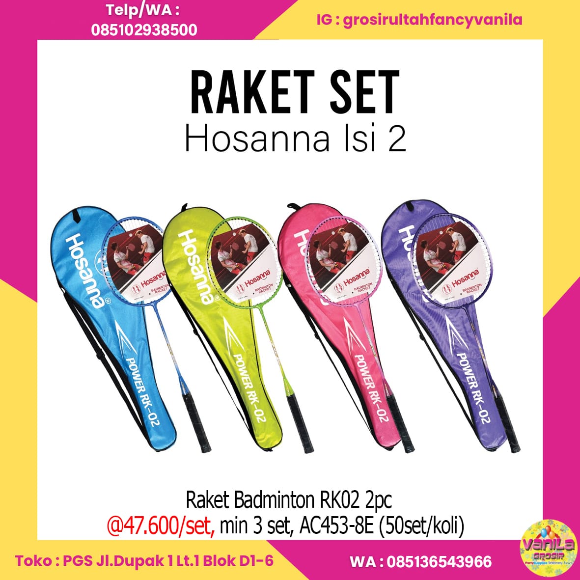 Raket Badminton RK02 2pc