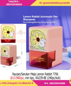 Rautan Serutan Meja Lemon Rabbit