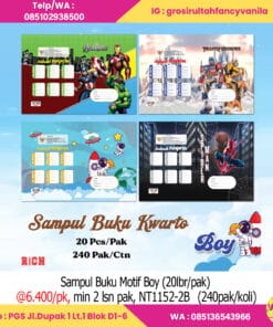 Sampul Buku Motif Boy