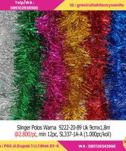 Slinger Polos Warna Uk 9cmx1,8m