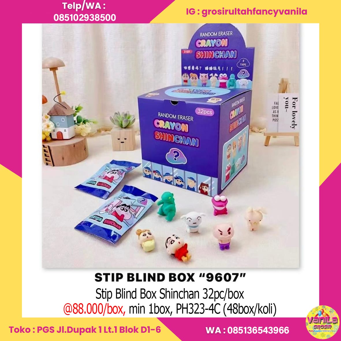 Stip Blind Box Shinchan 32pc