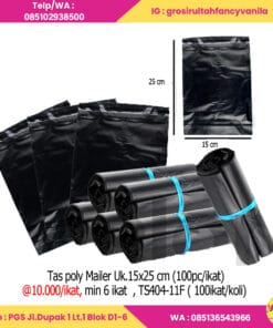 Tas Poly Mailer uk 15x25cm 100 pc/ikat
